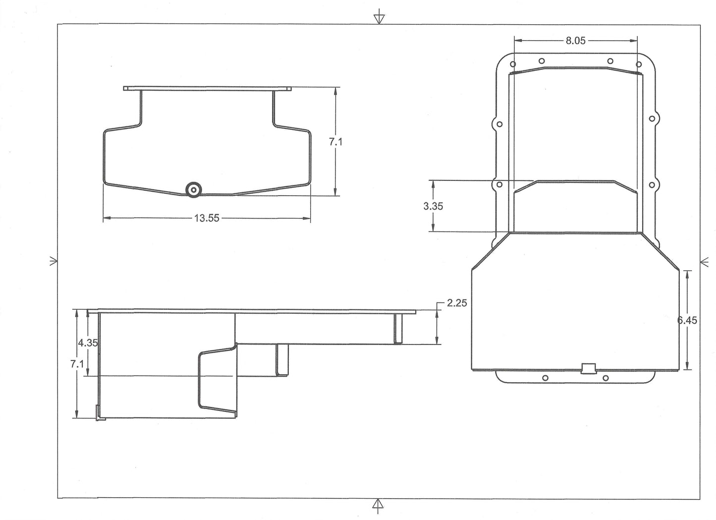 FFRE GT500 WET SUMP OIL PAN