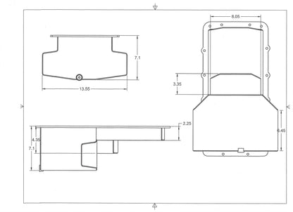 FFRE GT500 WET SUMP OIL PAN